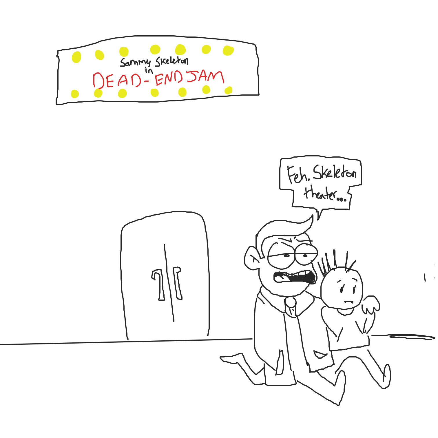  - Online Drawing Game Comic Strip Panel by CurlyCheddar 