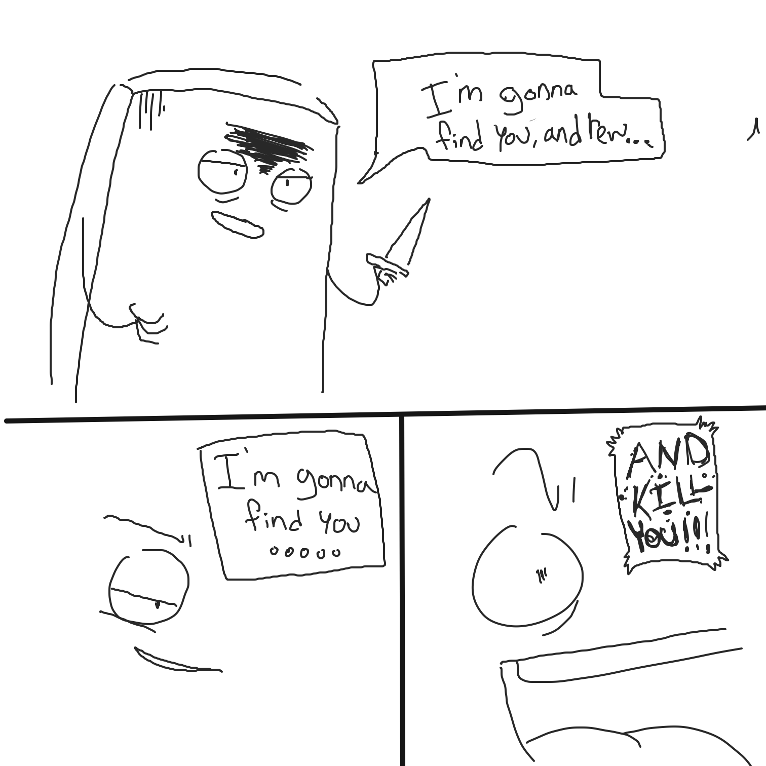  - Online Drawing Game Comic Strip Panel by CurlyCheddar 