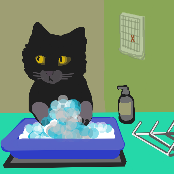 Liked webcomic cleaning time