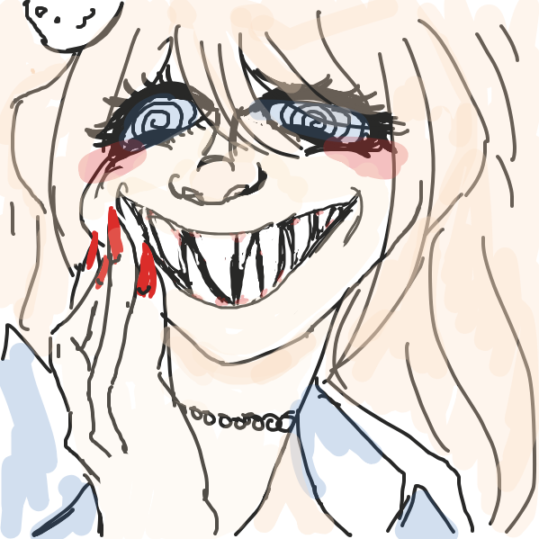 Drawing in I hate her so much... by Mojomos