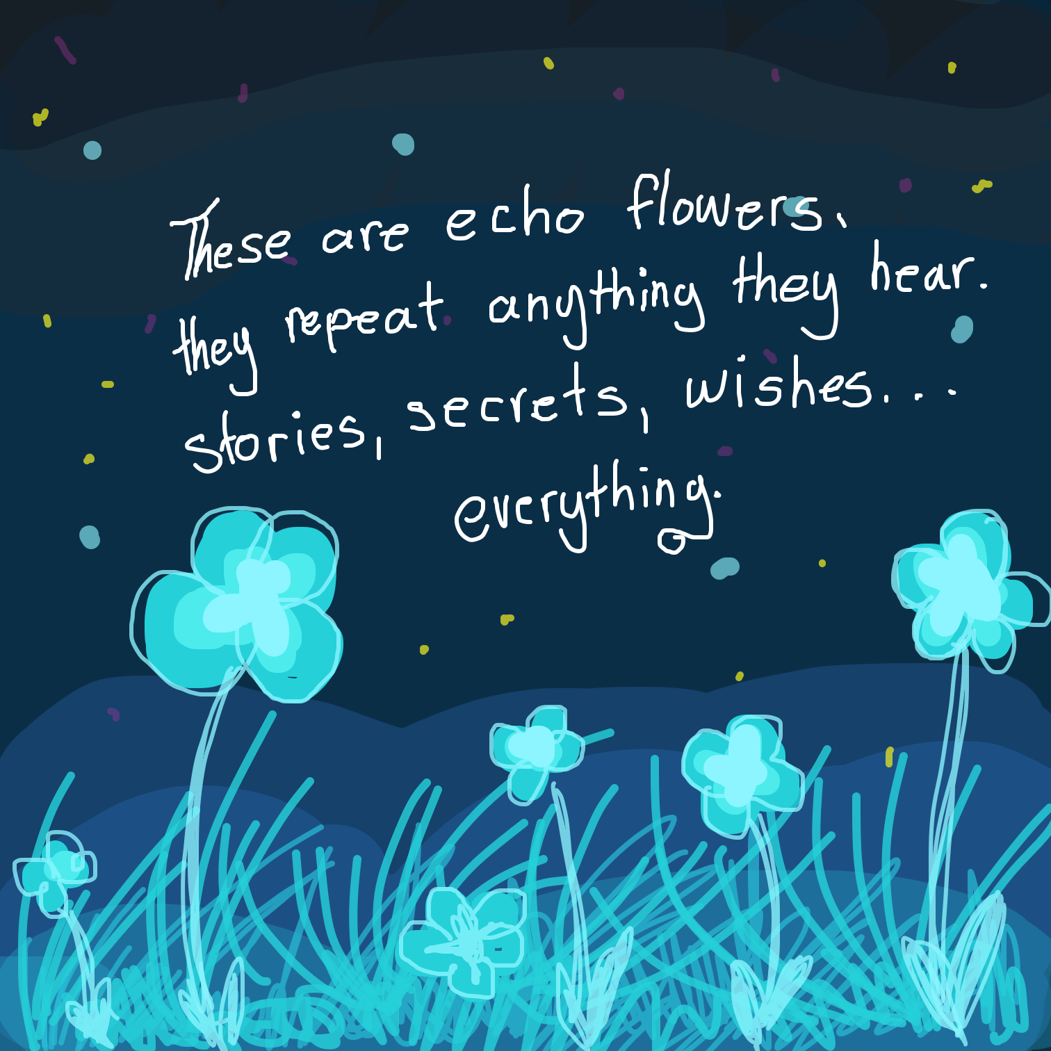 Liked webcomic Echo flowers 