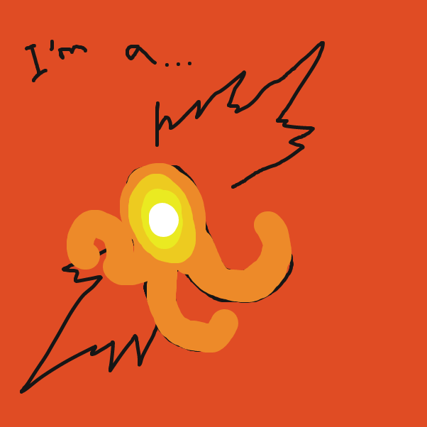 Drawing in Orange Squid vs Blue Squid by ItzAki