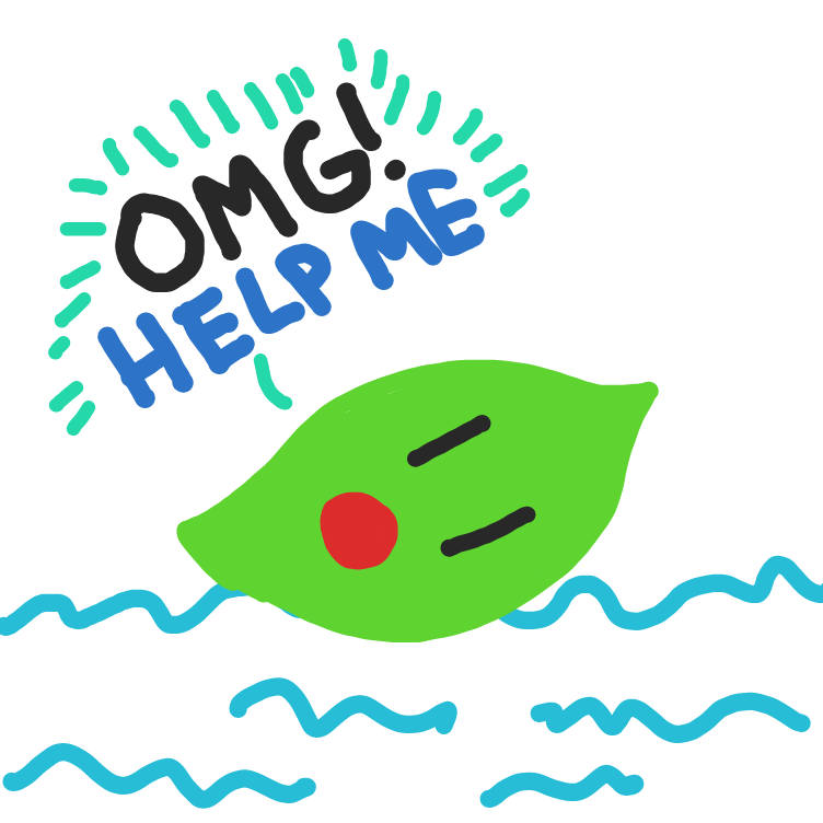 somebody rescues the leaf  - Online Drawing Game Comic Strip Panel by niania