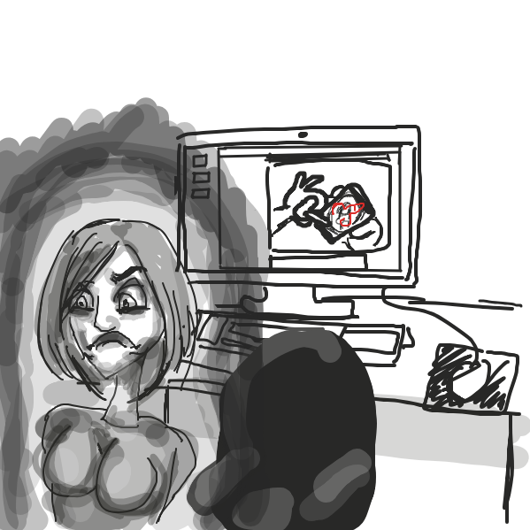 Drawing in please by Mojomos