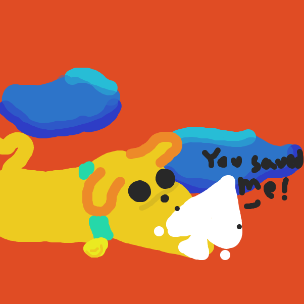 Drawing in Superdog! by ItzAki