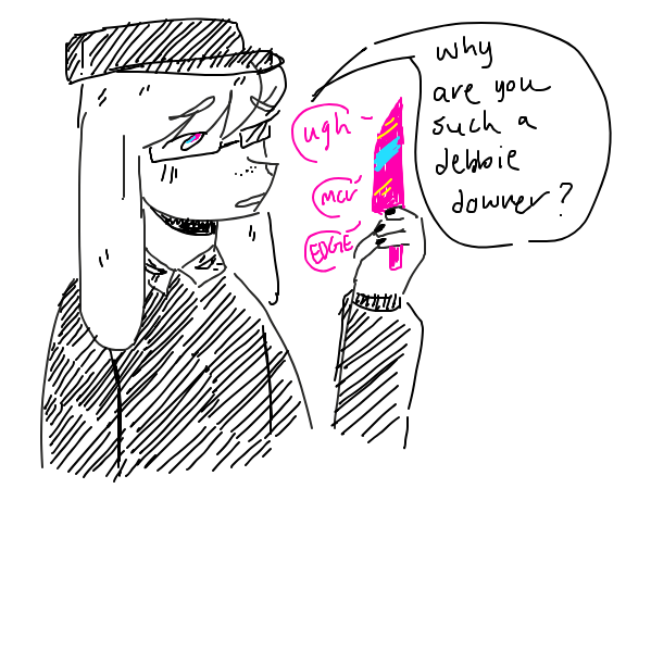 knifey stop being so emoooo - Online Drawing Game Comic Strip Panel by angstyllama