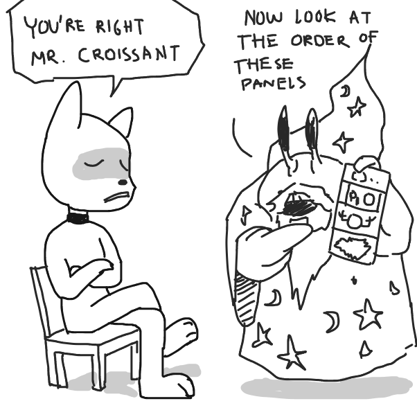 Suggestion: Prev panel should be about Mr. Wizard explaining the need of a more noticeable indicator for "reversed" jam so that there would be less "accident" for such jams. - Online Drawing Game Comic Strip Panel by Fathur