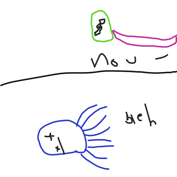 Drawing in Otis Octopus vs Shawn Squid by LeGoddessToot!