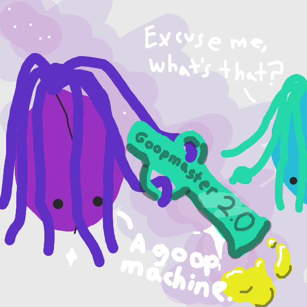 Drawing in Goop machine by ItzAki