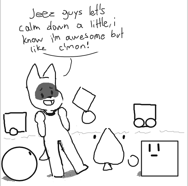Chances are... i have no idea what to add next! - Online Drawing Game Comic Strip Panel by Sluggishfella