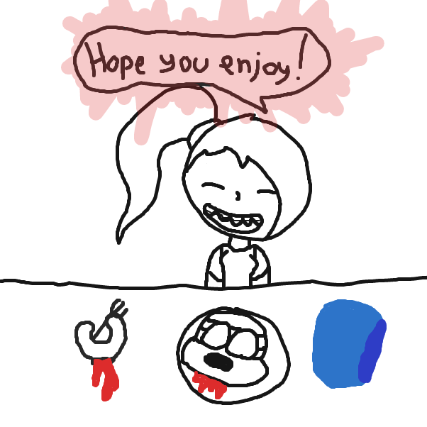 Drawing in Michelin Restaurant  by ItzAki