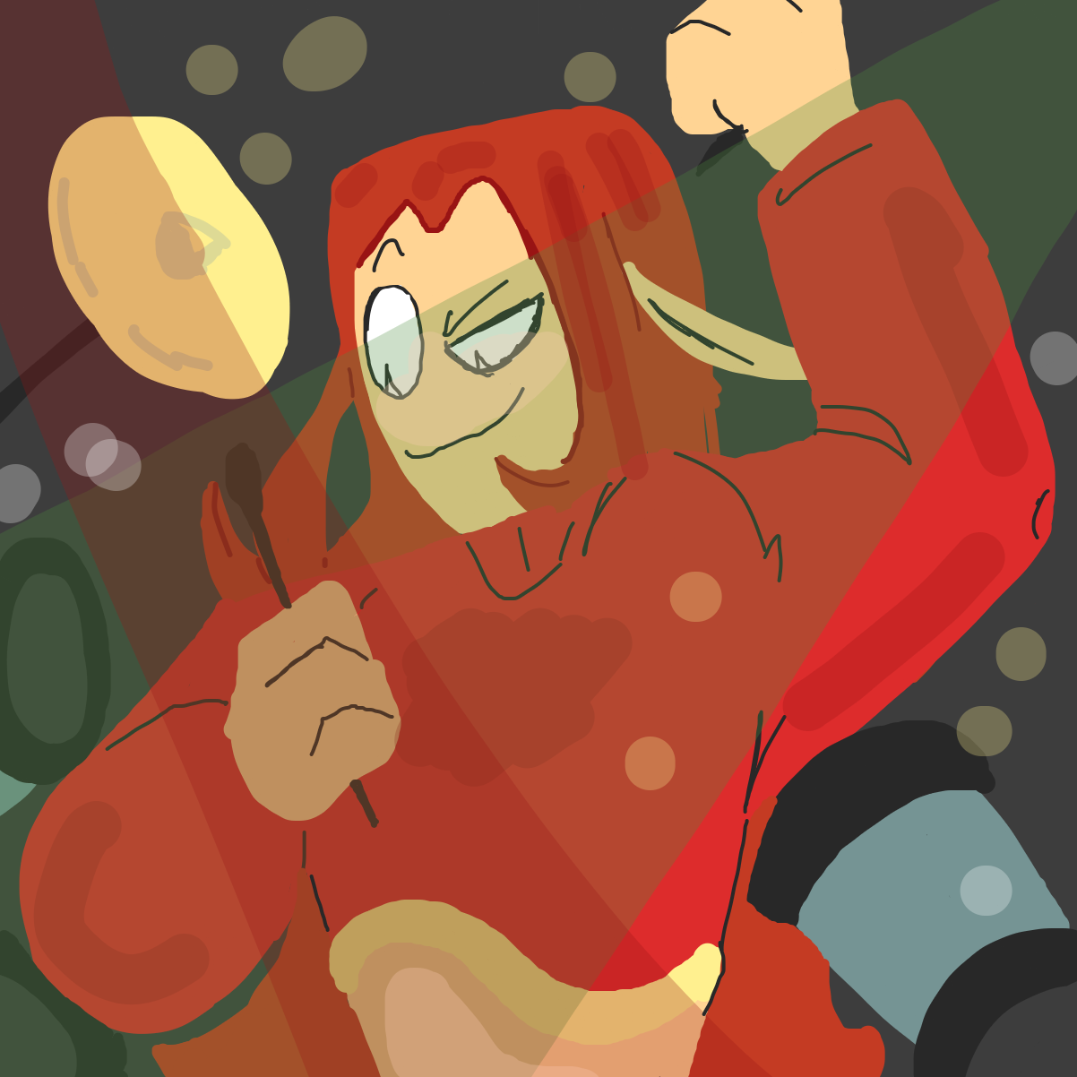  - Online Drawing Game Comic Strip Panel by LittleLonelyArt