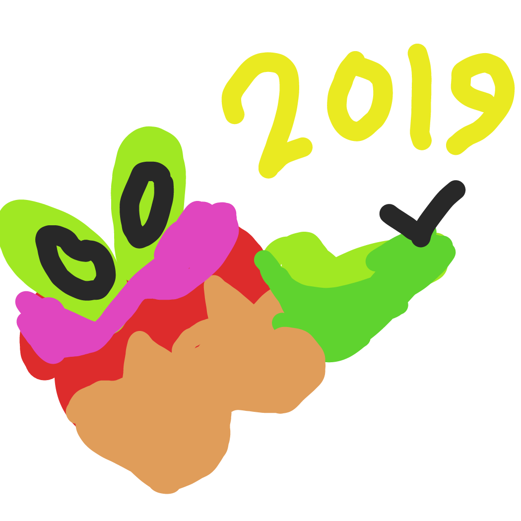 Drawing in Happy new decade by Pikaball