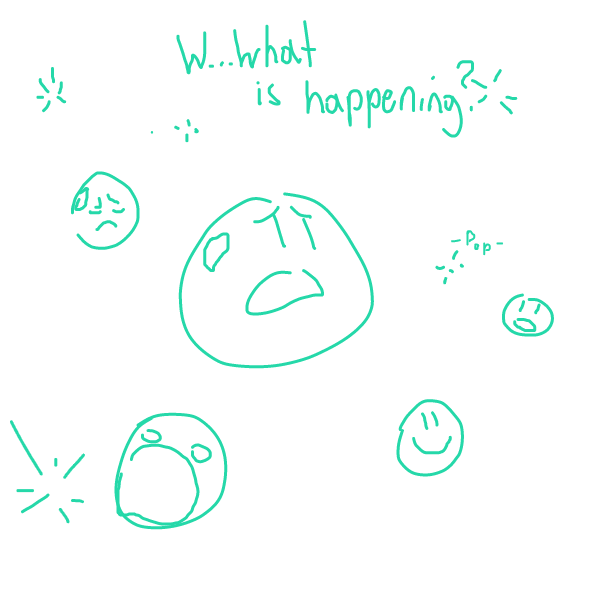 Drawing in Bubblee travel by Sluggishfella