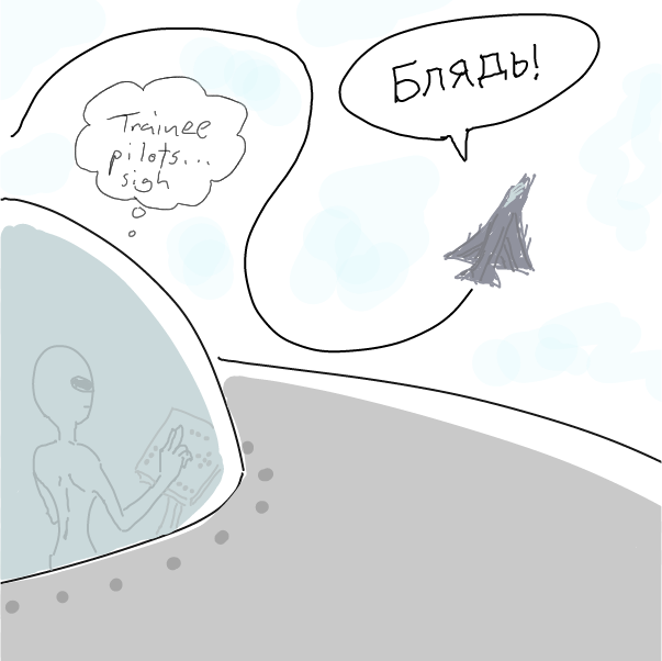 Drawing in Mig 21 by Buckawn