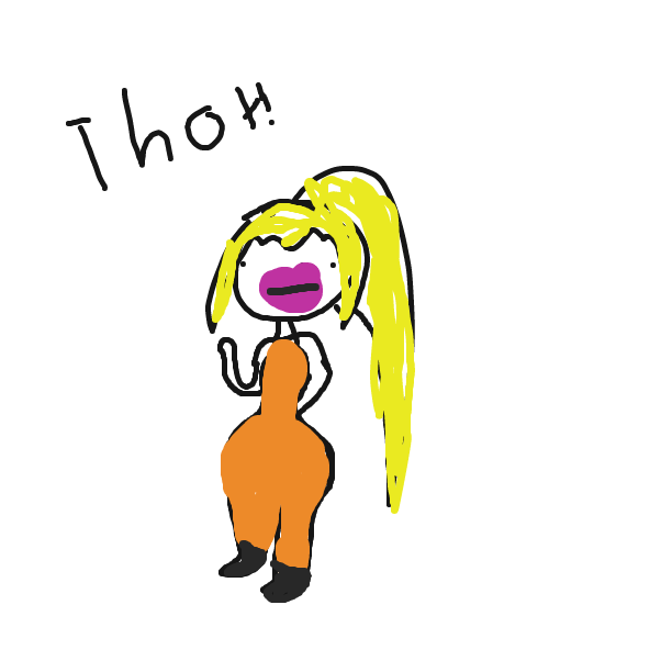 Drawing in Orange Squid vs Blue Squid by LeGoddessToot!