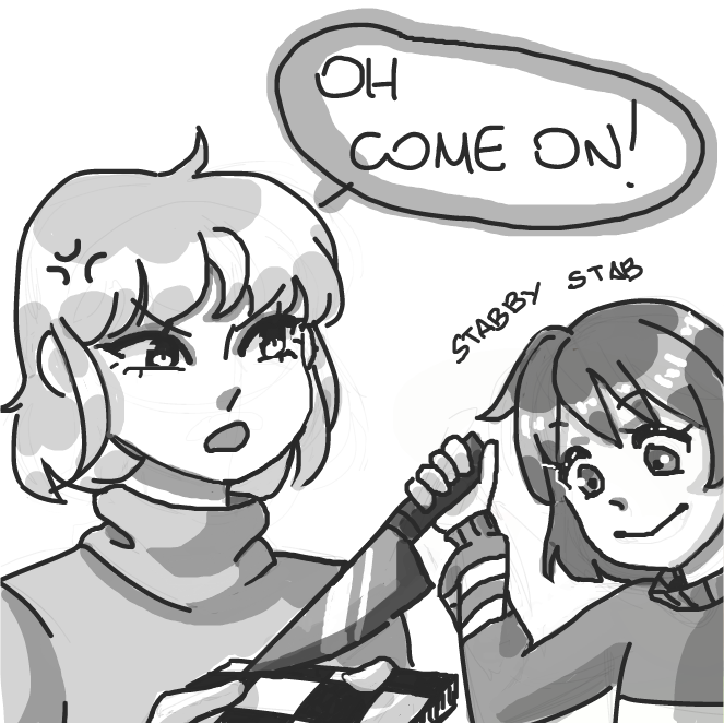  - Online Drawing Game Comic Strip Panel by SSR scorpia