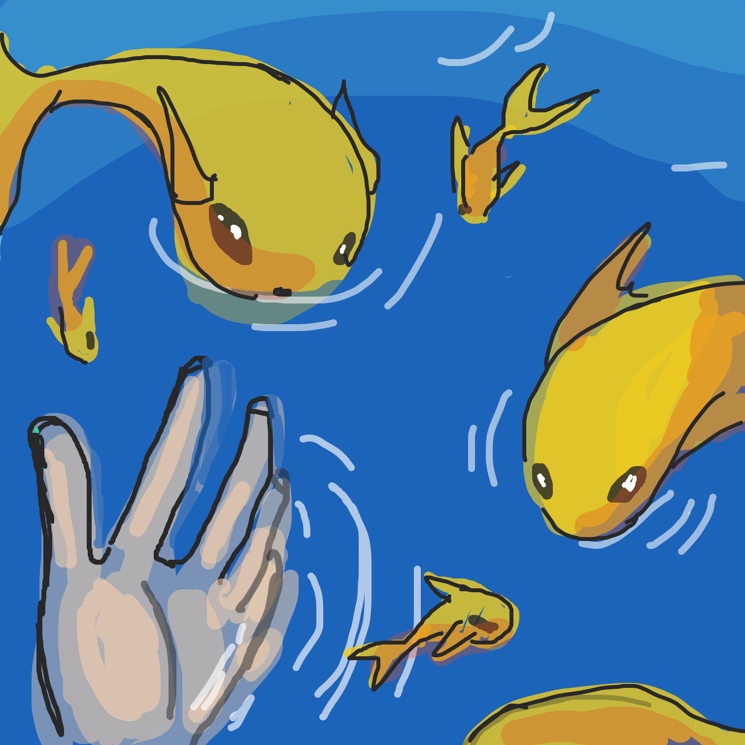  - Online Drawing Game Comic Strip Panel by Juleefish 