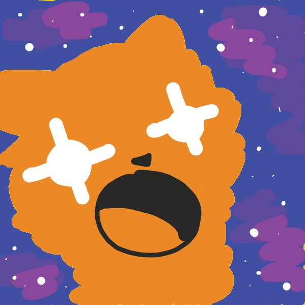 the danger dog has seen space - Online Drawing Game Comic Strip Panel by SodapopSnail