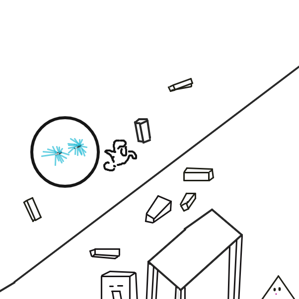  - Online Drawing Game Comic Strip Panel by HiveMind