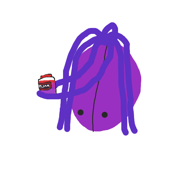 Drawing in i drink the jam by ItzAki