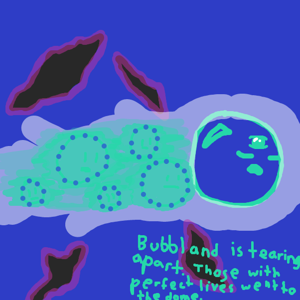 Drawing in Domain of the Bubble God by ItzAki