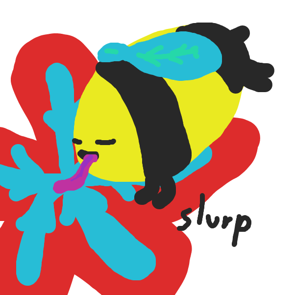 Drawing in flowers by ItzAki