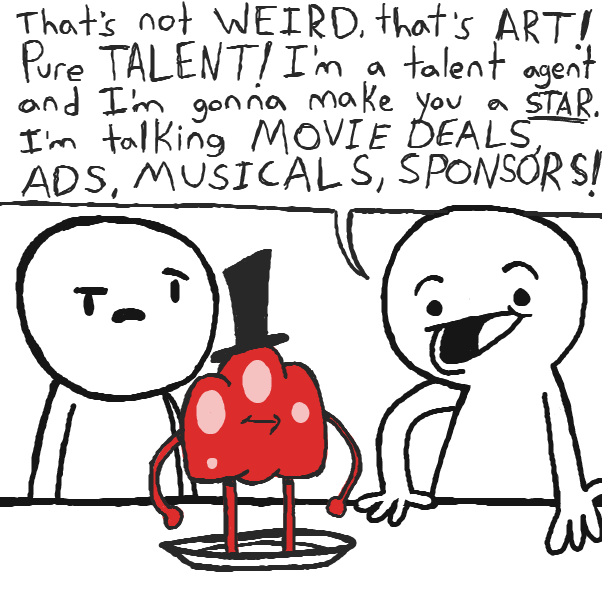 this panel is sponsored by RAID SHADOW LEGENDS - Online Drawing Game Comic Strip Panel by Cheddar Teeth