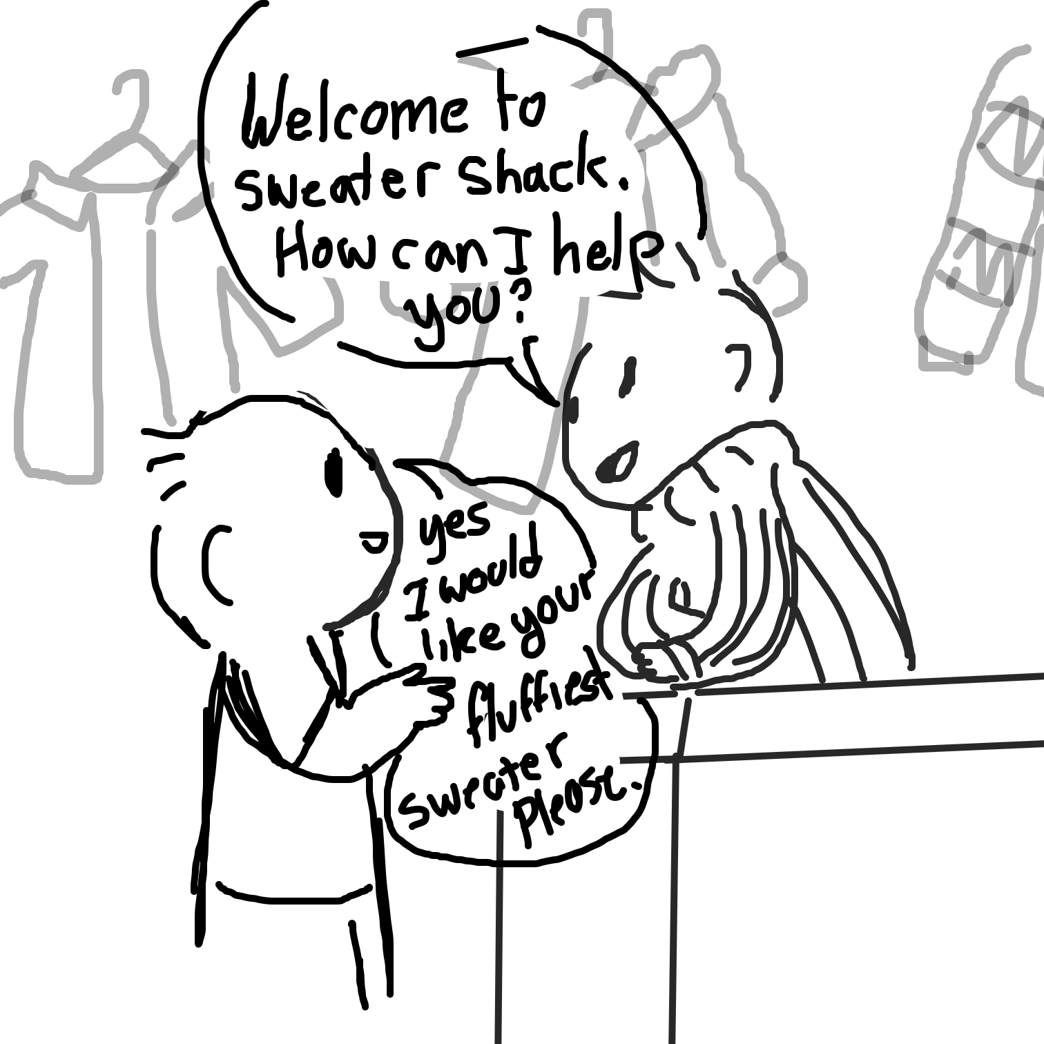  - Online Drawing Game Comic Strip Panel by Juleefish 