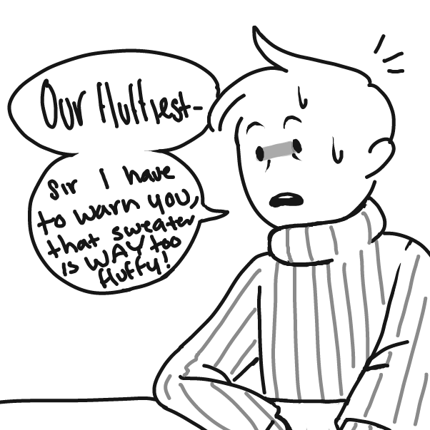 Drawing in Sweater Shack by FrankenJammer