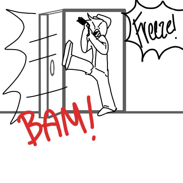 Drawing in 911 by FrankenJammer