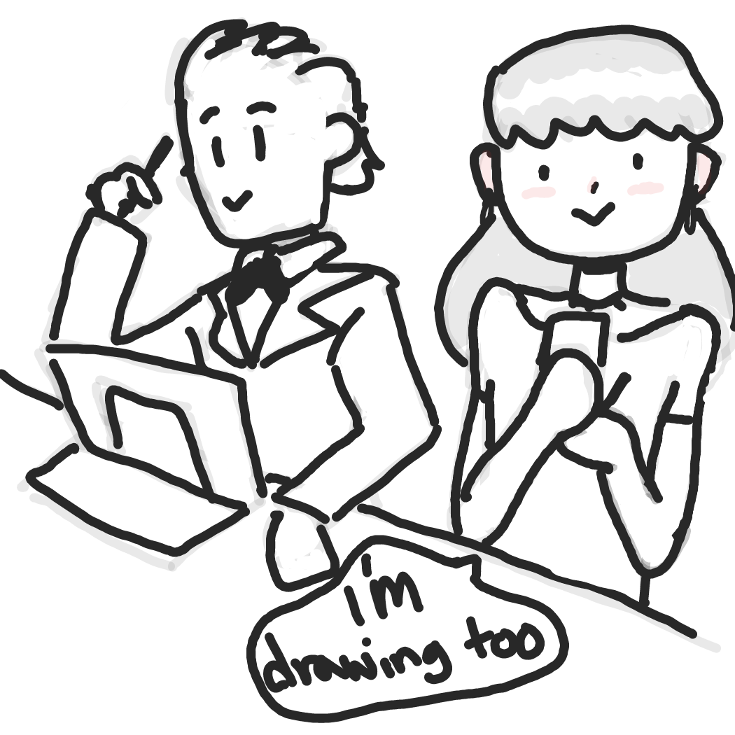  - Online Drawing Game Comic Strip Panel by Rednightlights