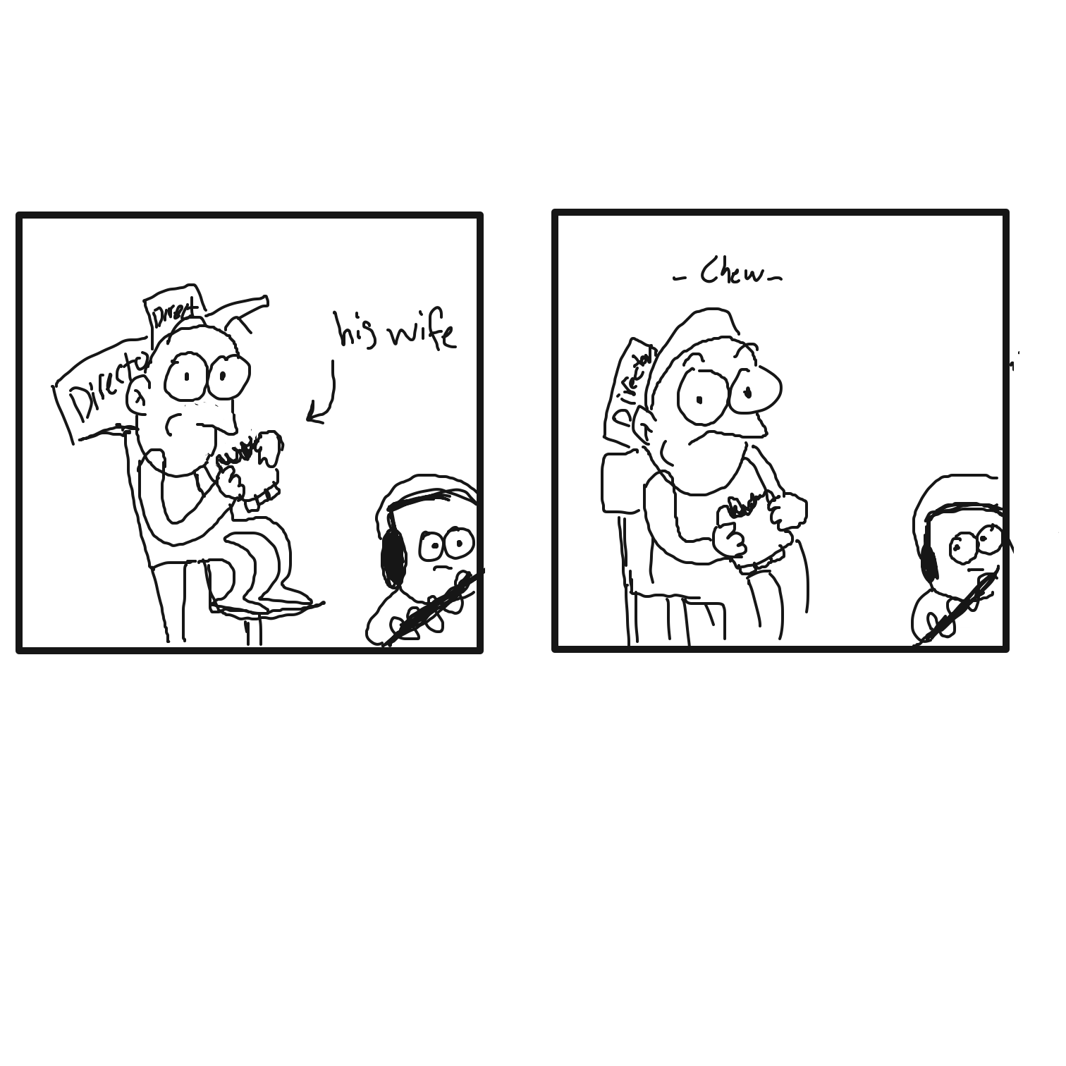  - Online Drawing Game Comic Strip Panel by CurlyCheddar 