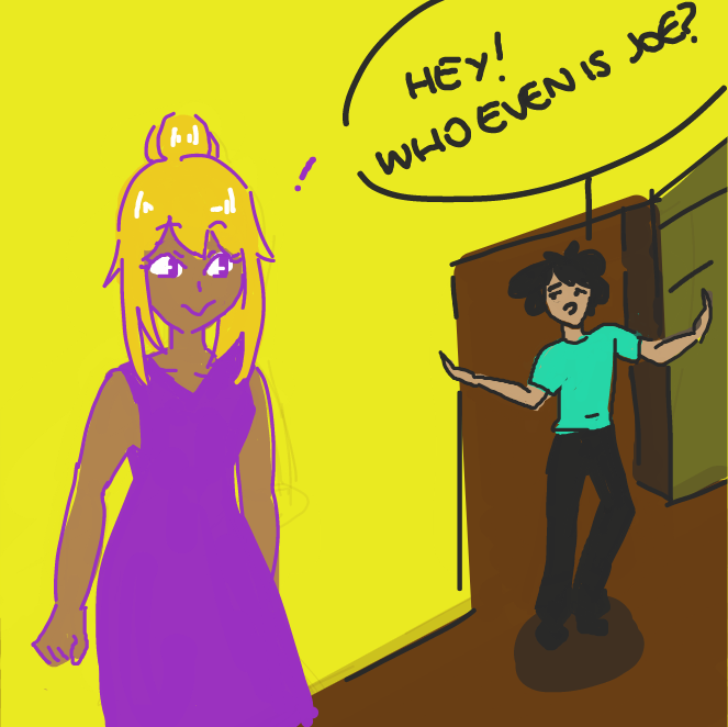 Drawing in Joe? by SSR scorpia