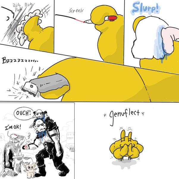  - Online Drawing Game Comic Strip Panel by Wizard Croissant