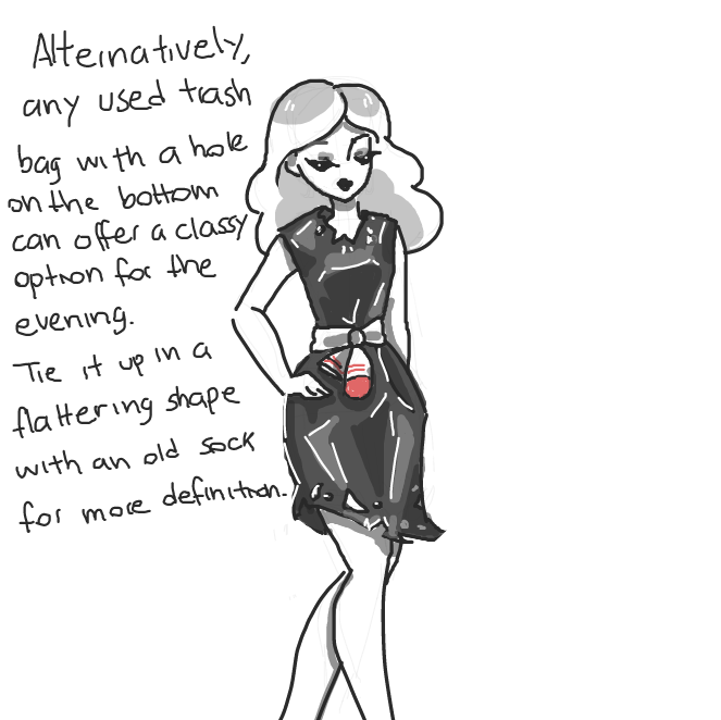 Drawing in Kimmy's High Fashion Recycling by SSR scorpia