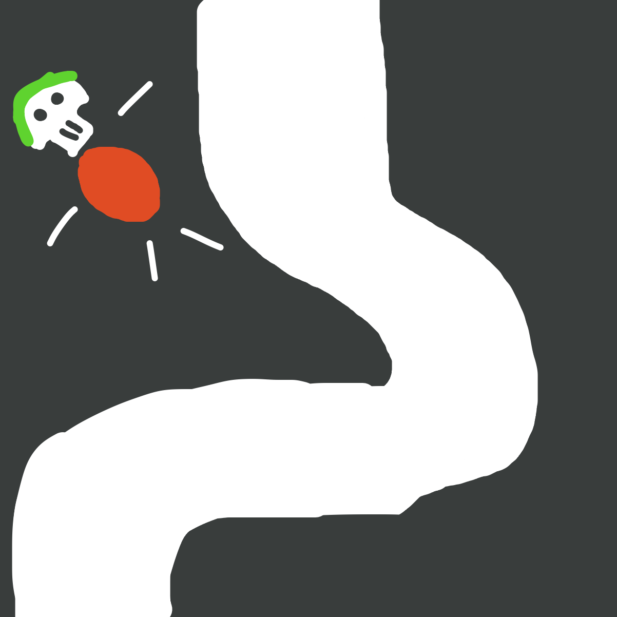 Drawing in Tunnel by Steven117