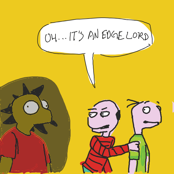 begone - Online Drawing Game Comic Strip Panel by ironically horny