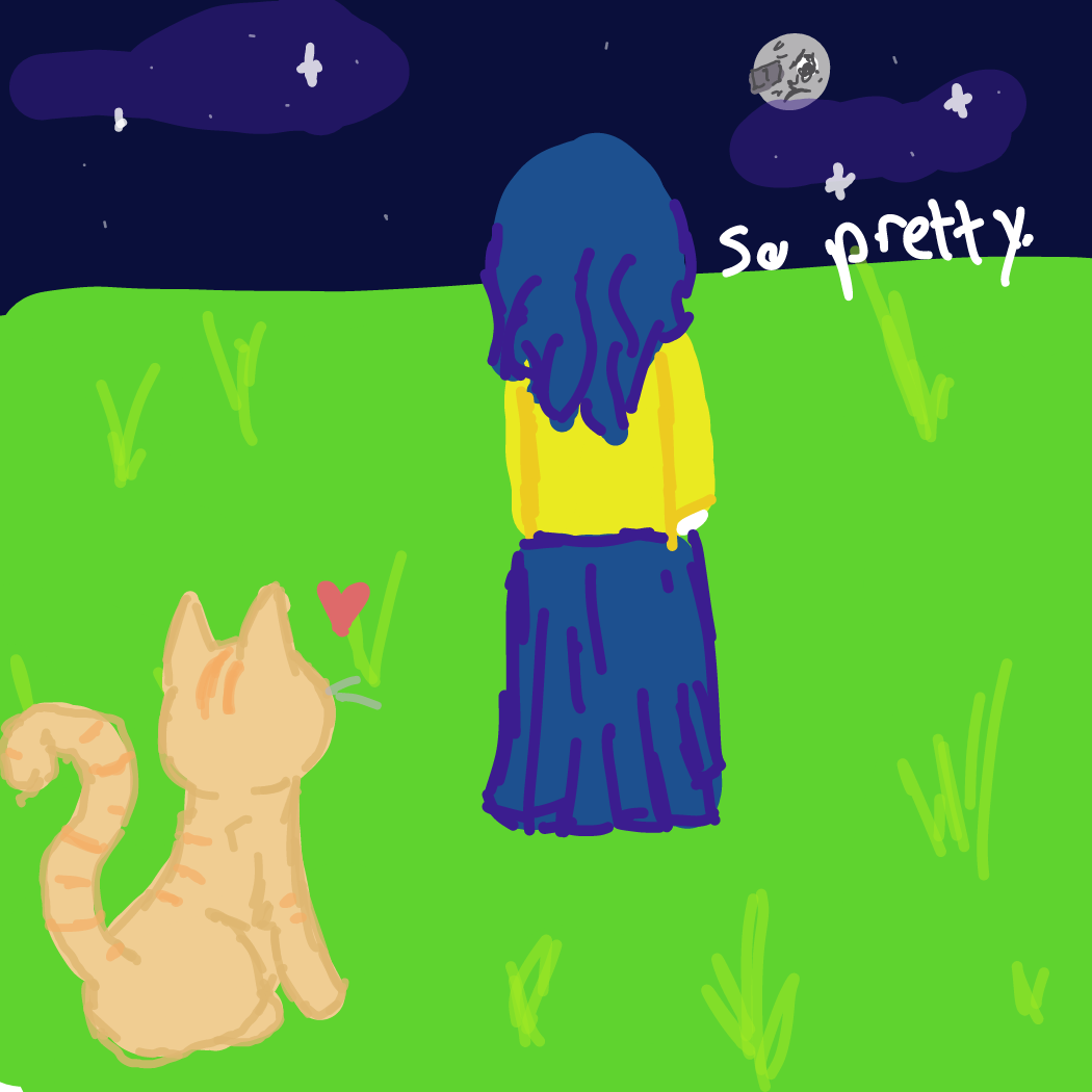 Drawing in A Trip To The Moon by Candytart