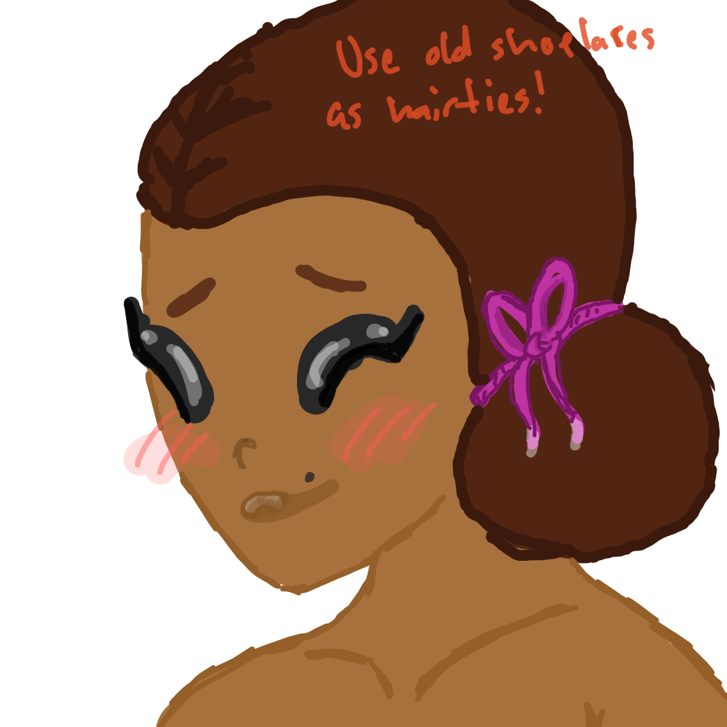 Drawing in Kimmy's High Fashion Recycling by Candytart