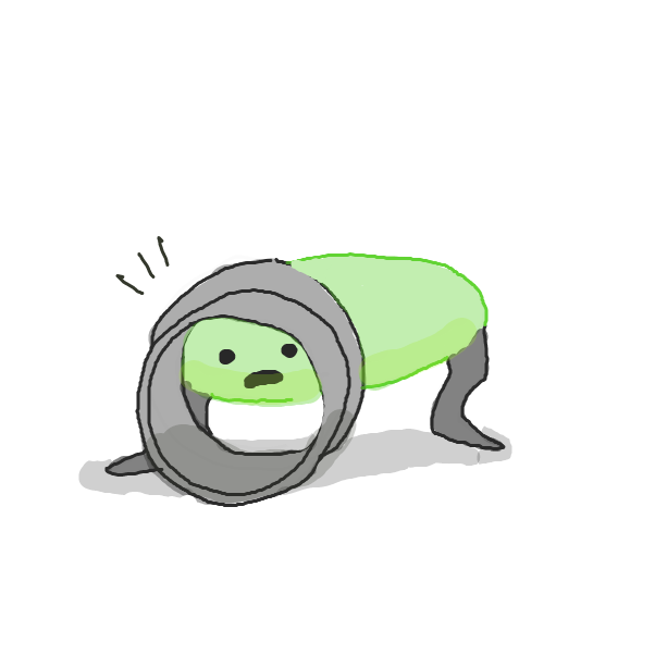 uh oh... half the hat it used to be! - Online Drawing Game Comic Strip Panel by muddyrock