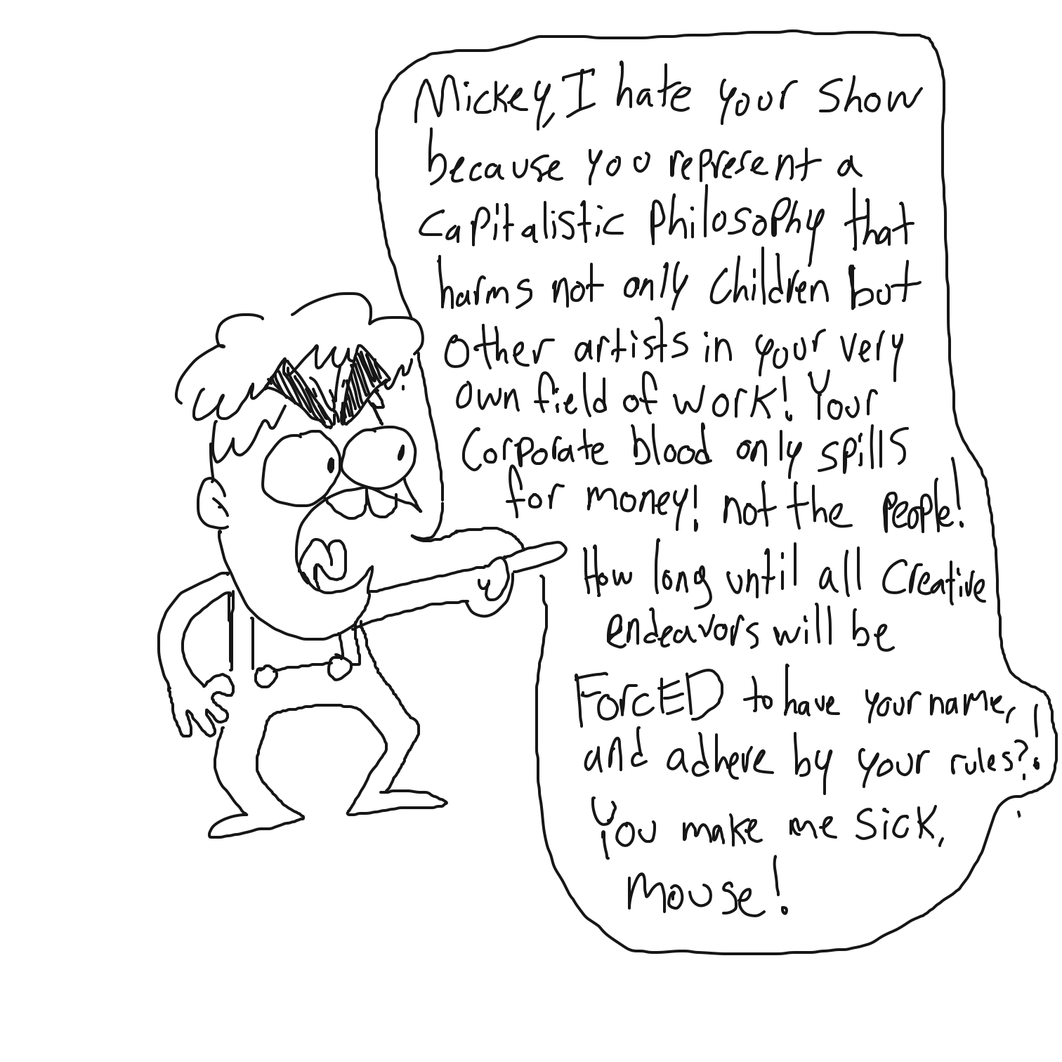 Drawing in Big City Nick by CurlyCheddar 