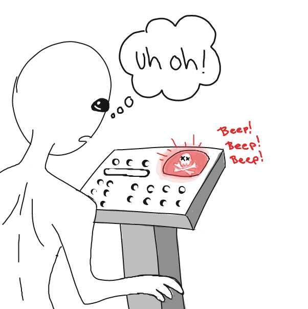 Drawing in Mig 21 by FrankenJammer