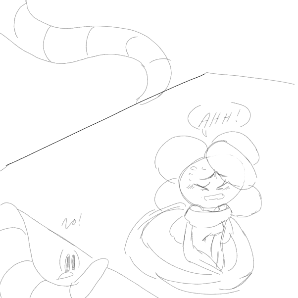 Drawing in Just Standin Around  by daisydo