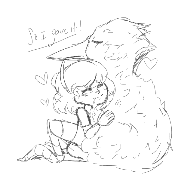 Drawing in Um... Cramorant? by daisydo