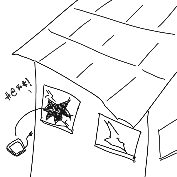 Drawing in Clickbait-Chan  by Buckawn