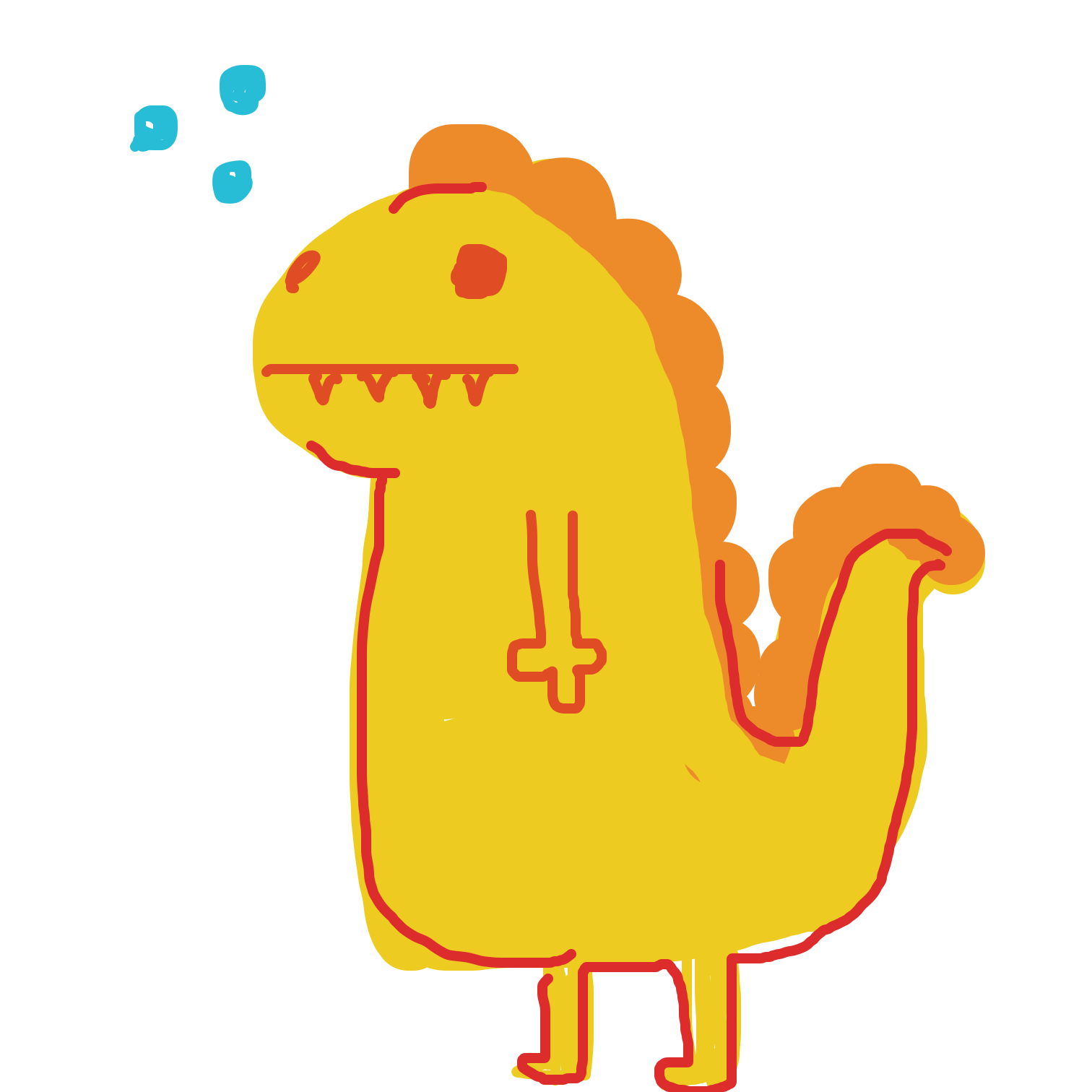  - Online Drawing Game Comic Strip Panel by Juleefish 