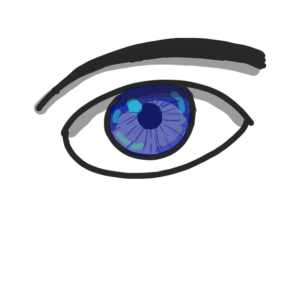 Drawing in let's draw eyes by Kumquat