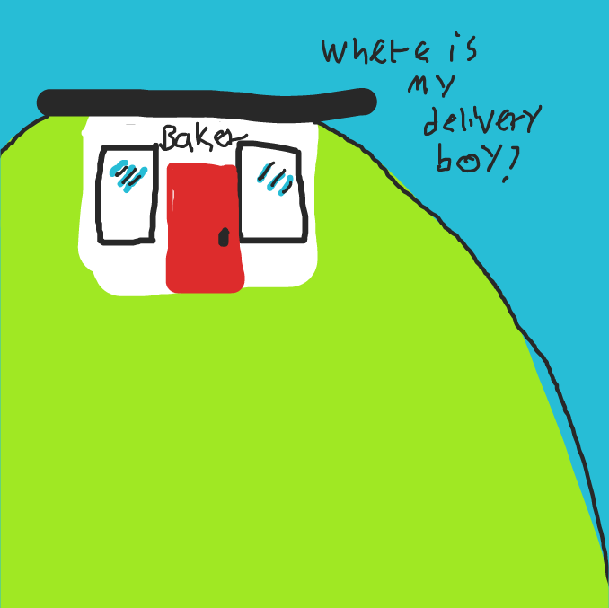 For those who don't know, I'm into classic advertising and this was inspired by the famous Hovis bread commercial directed by Ridley Scott that aired in England in the 1970s. - Online Drawing Game Comic Strip Panel by HaileyS