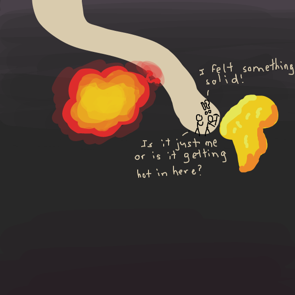 Oh noes! :o - Online Drawing Game Comic Strip Panel by Cheldardo